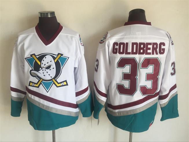 Anaheim Ducks 33 Goldberg White CCM Throwback Jersey,We sell and wholesale Anaheim Ducks 33 Goldberg White CCM Throwback Jersey on line form chian!